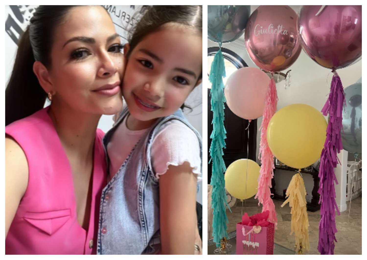 Ana Patricia y su hija Giulietta
