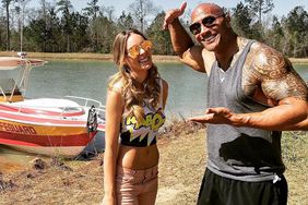 Belinda y Dwayne Johnson