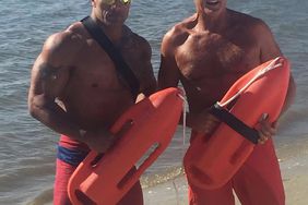 Dwayne Johnson y David Hasselhoff