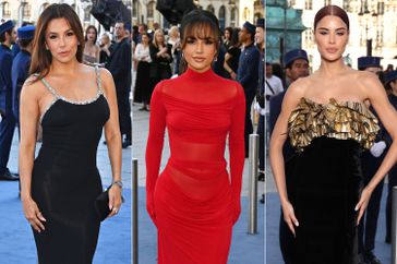 Eva Longoria, Becky G y Ariadna Gutierrez en Vogue World