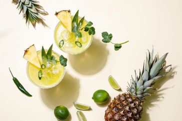 Margarita de coco y pi&ntilde;a