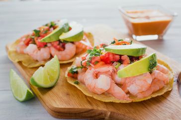 Shrimp Tostadas