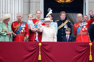 La familia real británica