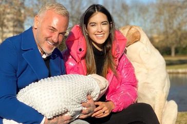 Gianluca Vacchi Sharon Fonseca Blue