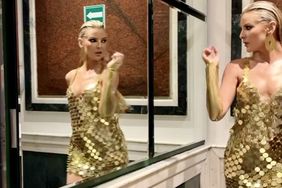 Marjorie de Souza bella con minivestido metalizado Aug 20 2024