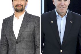 Lin-Manuel Miranda y Joe Biden
