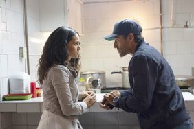 Adria Arjona y Oscar Issac