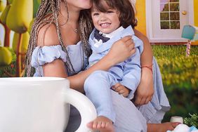 Sherlyn junto a su hijo Andre