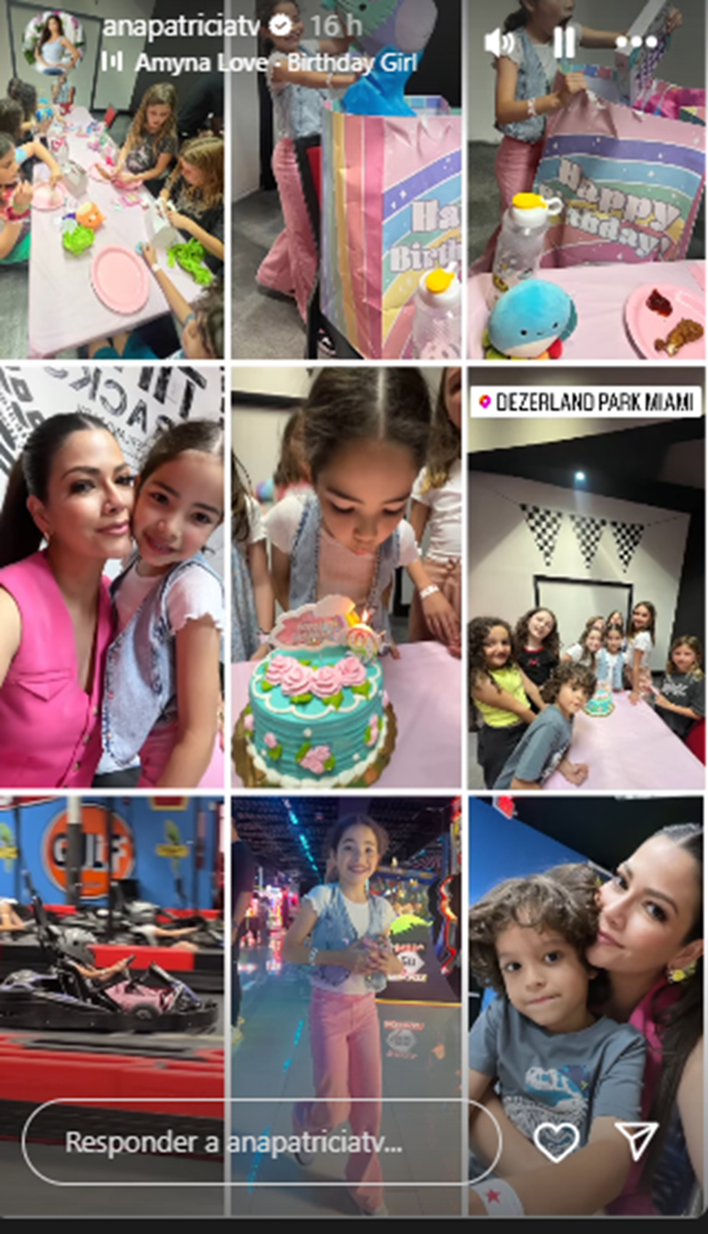 Ana Patricia celebra el cumpleaÃ±os de su hija