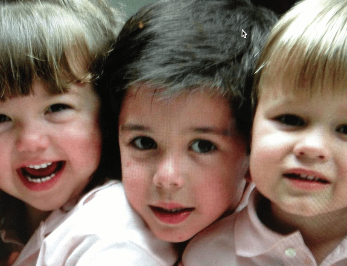 Hijos de María Celeste Arrarás, Lara, Julian, Adrian