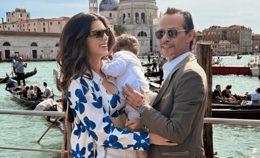 Nadia Ferreira, Marc Anthony y su hijo