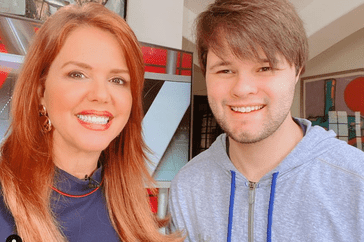 maria celeste arraras con hijo al rojo vivo