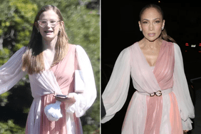 violet affleck usa mismo vestido que jennifer lopez