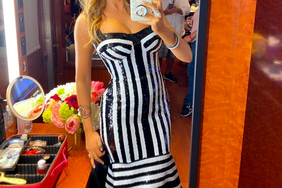 Sofia Vergara, look, vestido a rayas, america's got talent